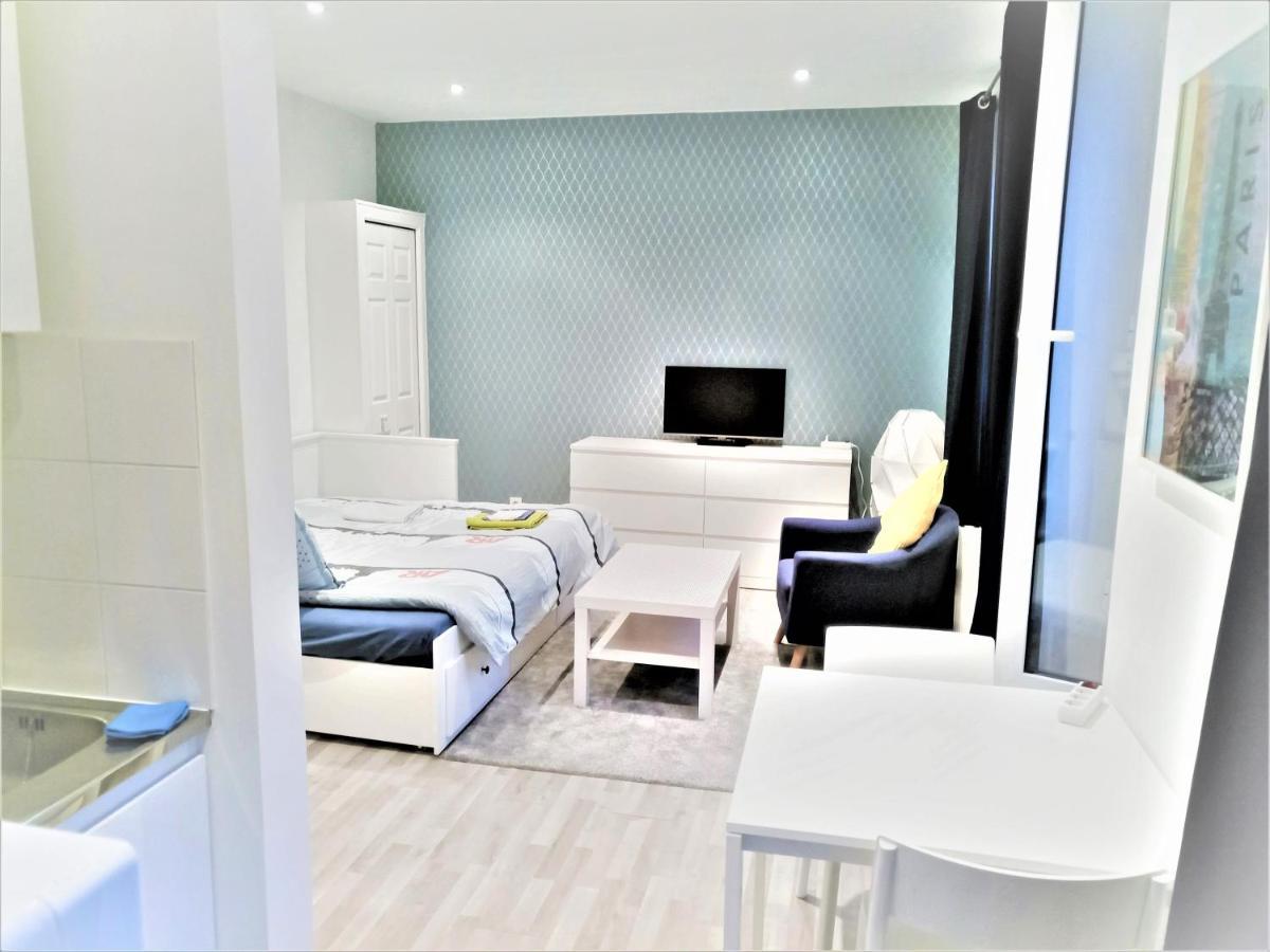 Appartement Proche Centre Ville, Gare Et Autoroute 믈룅 외부 사진
